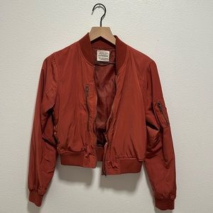 Ashley Orange Bomber Size Small
